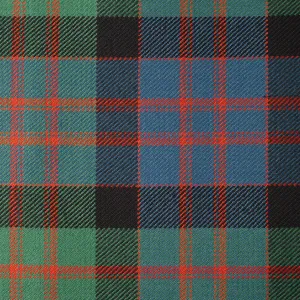 Clan Macdonald Caledonian Tartan Check 100% Wool